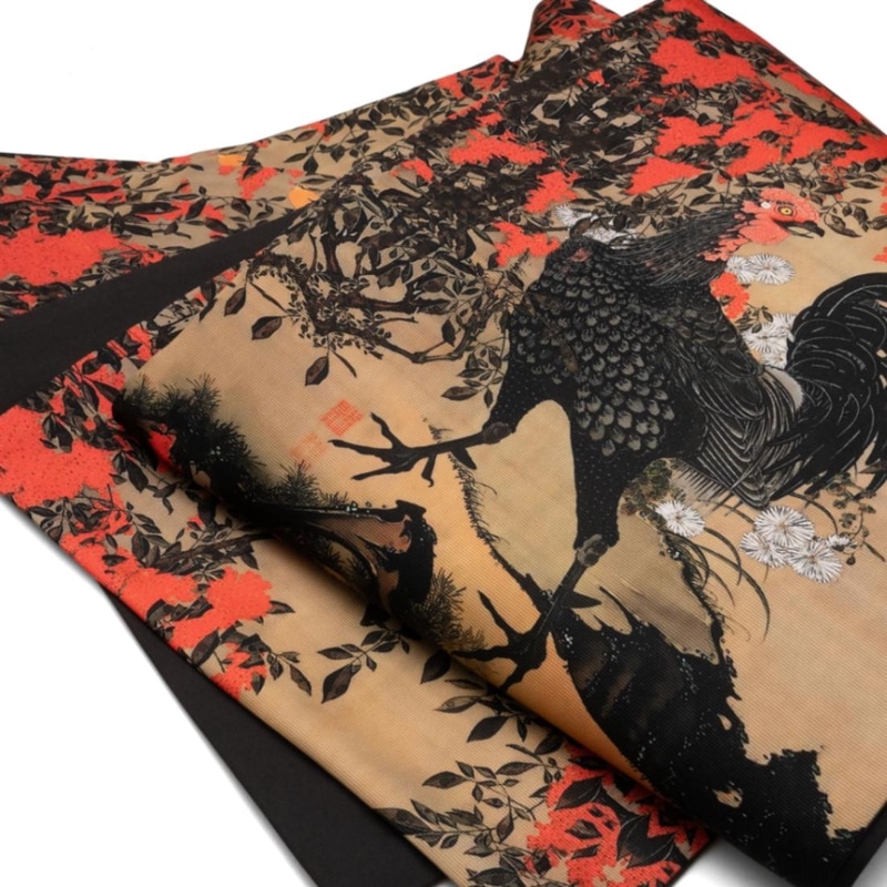 CHOKO×agris 半幅帯 CHOKO×agris 半幅帯 昨夜のお出かけ 涼しくはなってきたけどまだ袷じゃ