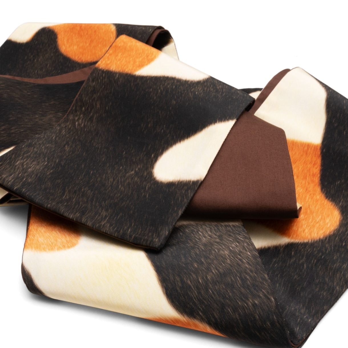 即納品　半幅帯（三毛猫）　SAK-KMHB001