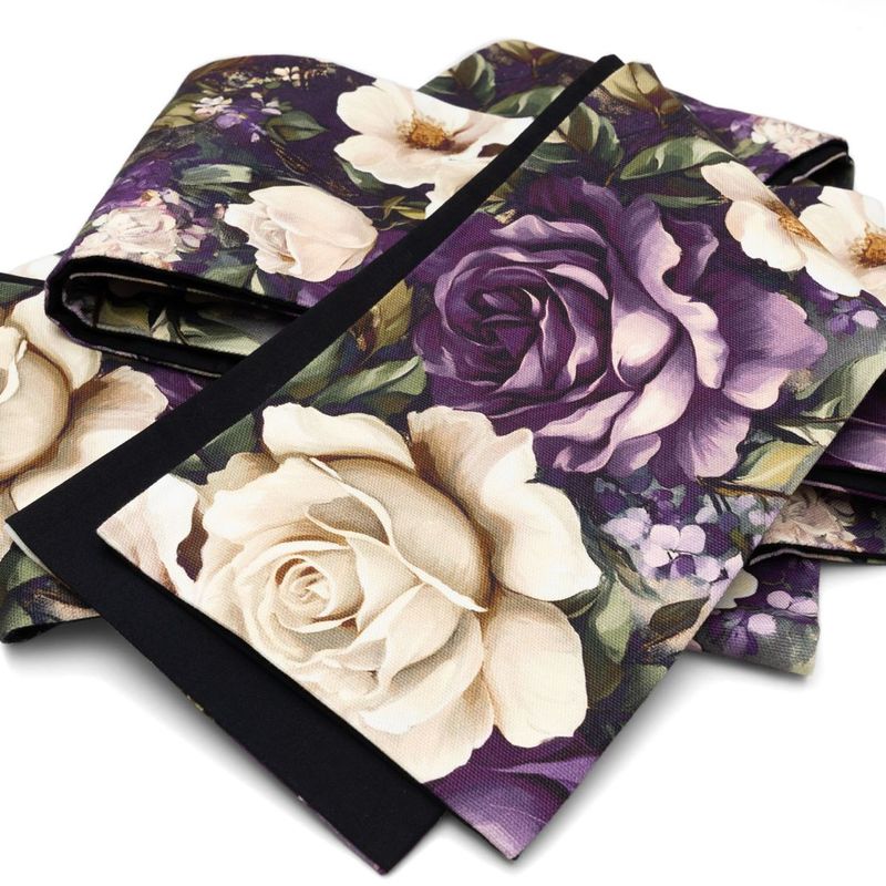 半幅帯（うさぎジャガード（黒）） SAK-UH002 | さく研究所