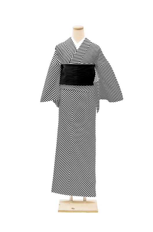 小紋 着物 黒 白 ストライプ 楽天市場】【新品】 小紋 反物 正絹 着物 着尺 板場友禅 白 黒