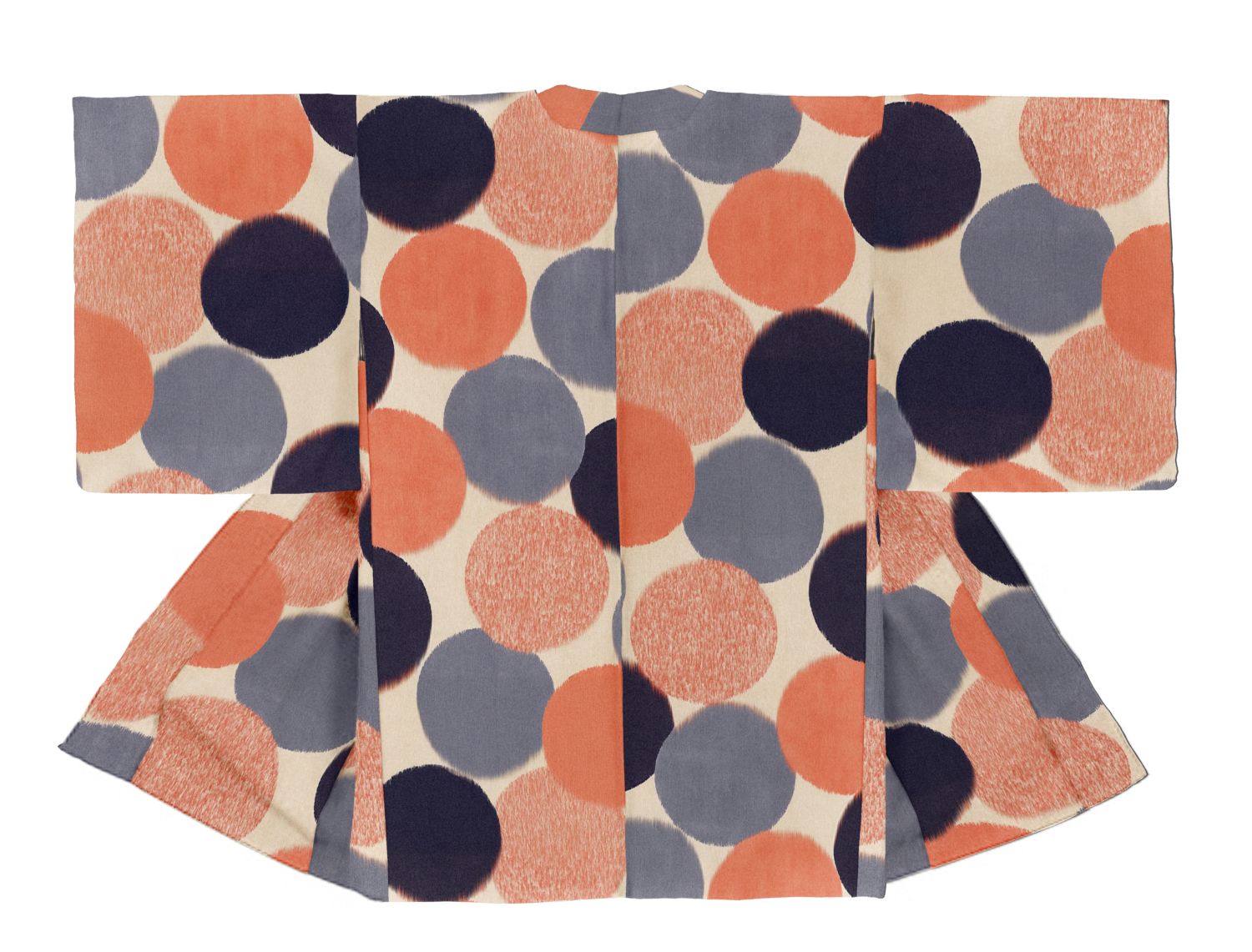 銘仙柄羽織H25062910