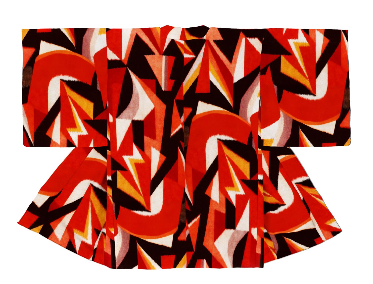 銘仙柄羽織H25062914