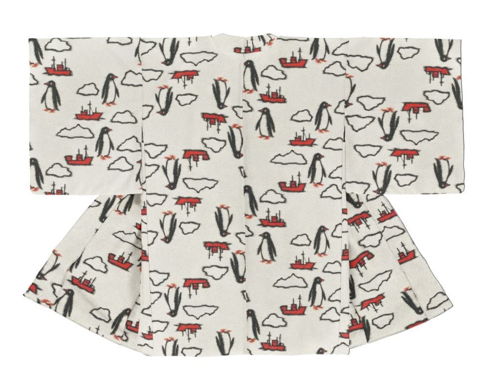 銘仙柄羽織H25062903