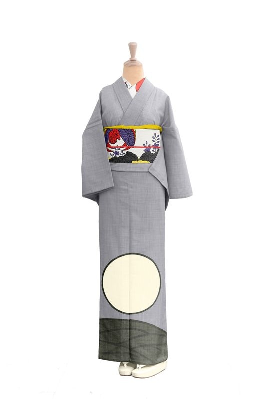 家紋 剣片喰 | 着物・帯,色無地 ※写真は振袖ですが普通袖もお選