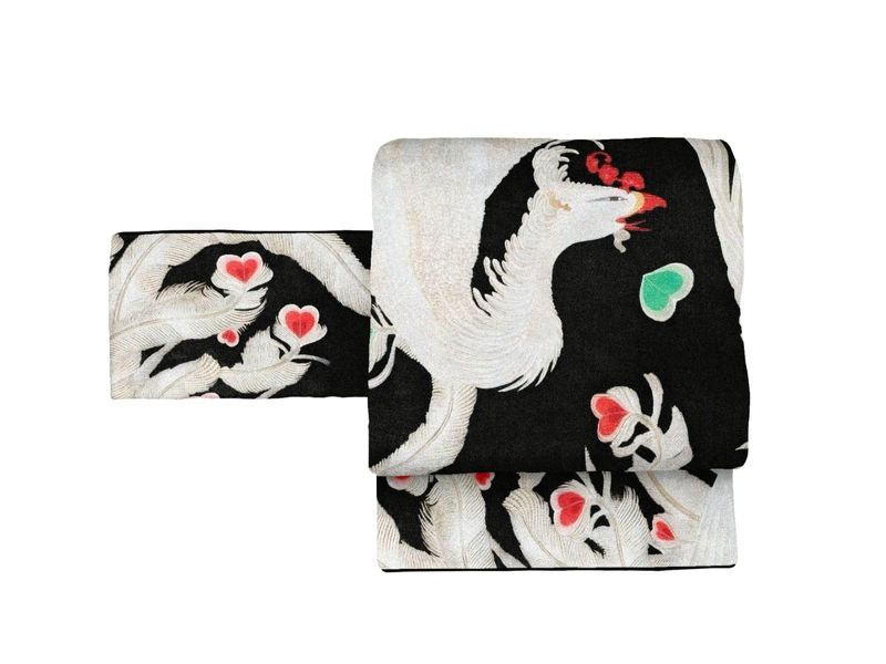 ゴフクヤサン ドットコム　うさぎ　京袋帯　名古屋帯　和洋折衷　居内商店 即納品 絽名古屋帯 lapin24042103 跳ね兎 | ブランド別 | ゴフクヤサン