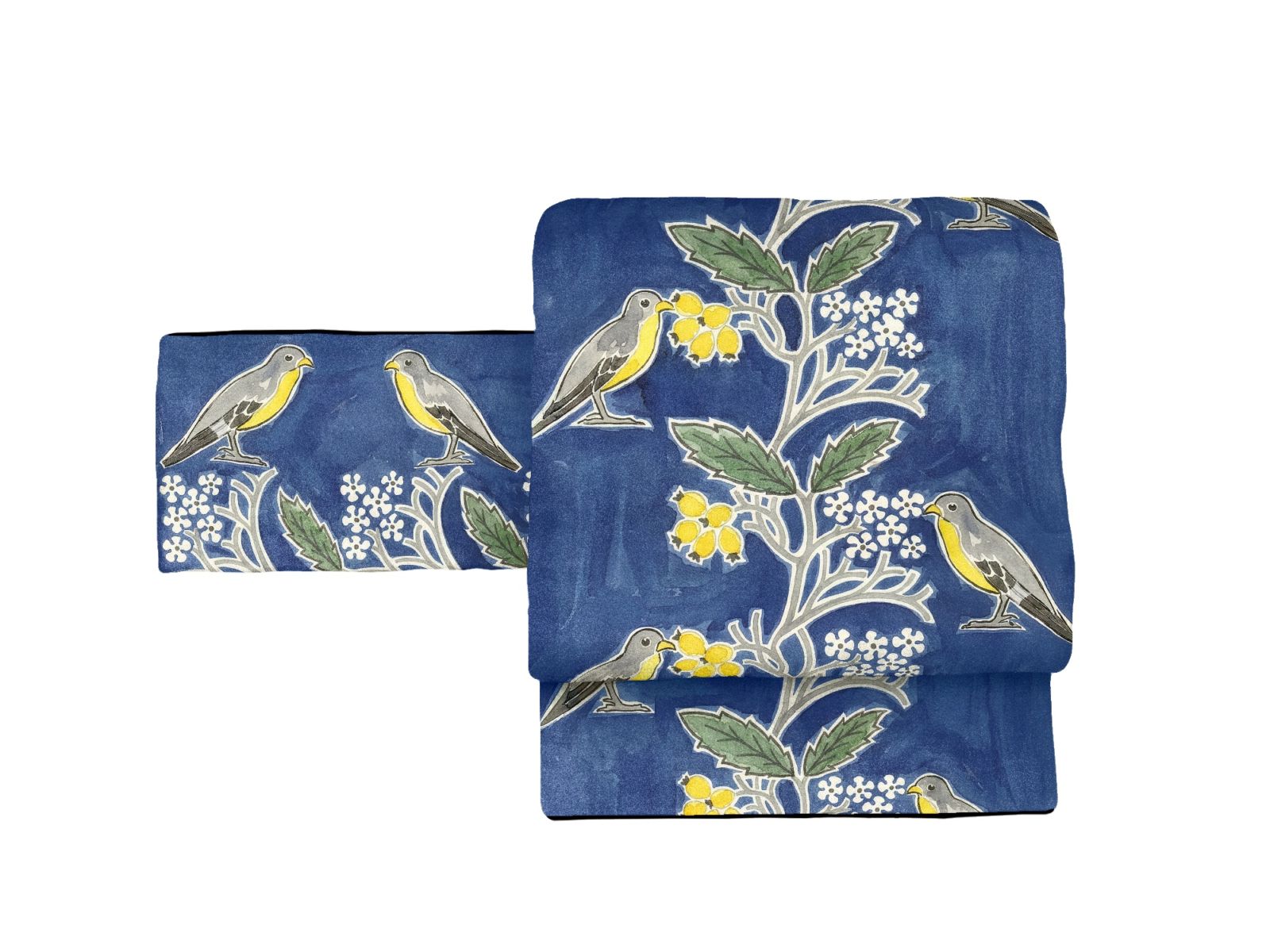 袋帯 単品 楽天市場】西陣織 袋帯 単品 お仕立て上がり「青藤×ゴールド 青海取