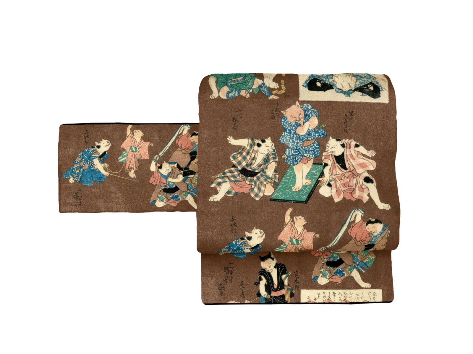 猿猴摘桃図 京袋帯 ゴフクヤサンドットコム伊藤若冲 居内商店 京袋帯 猿猴摘桃図 京袋帯 ゴフクヤサンドットコム伊藤若冲 居内商店 京