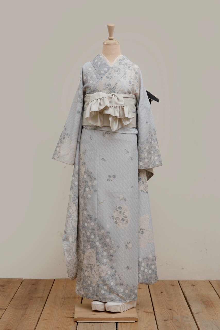 振袖　in full bloom　グレー　SAK-SMKF260201