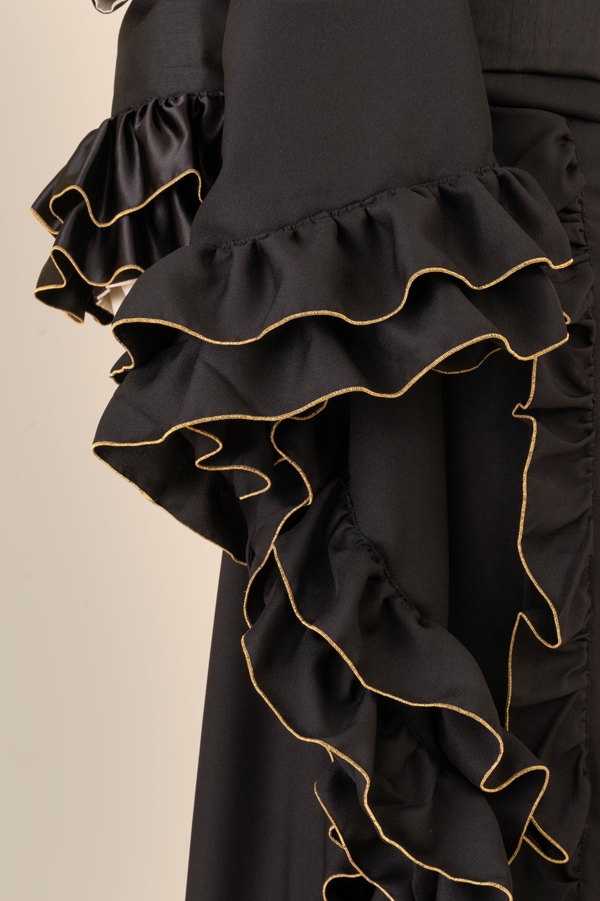 ギャザーフリル振袖（バイカラー）SAK-FKFG20250108