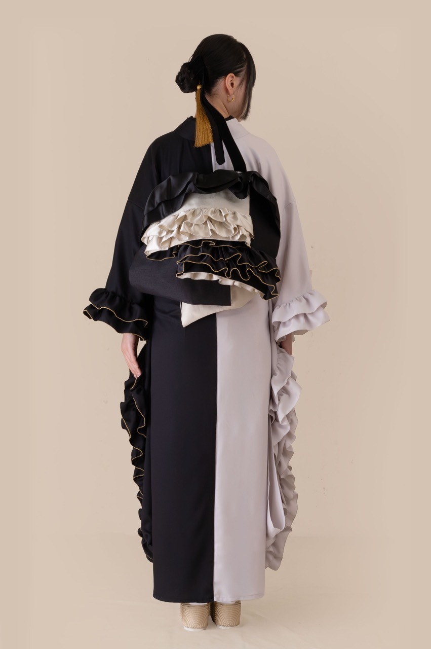 コード刺繍草履(ゴールド)　SAK- ks-09-m-gd