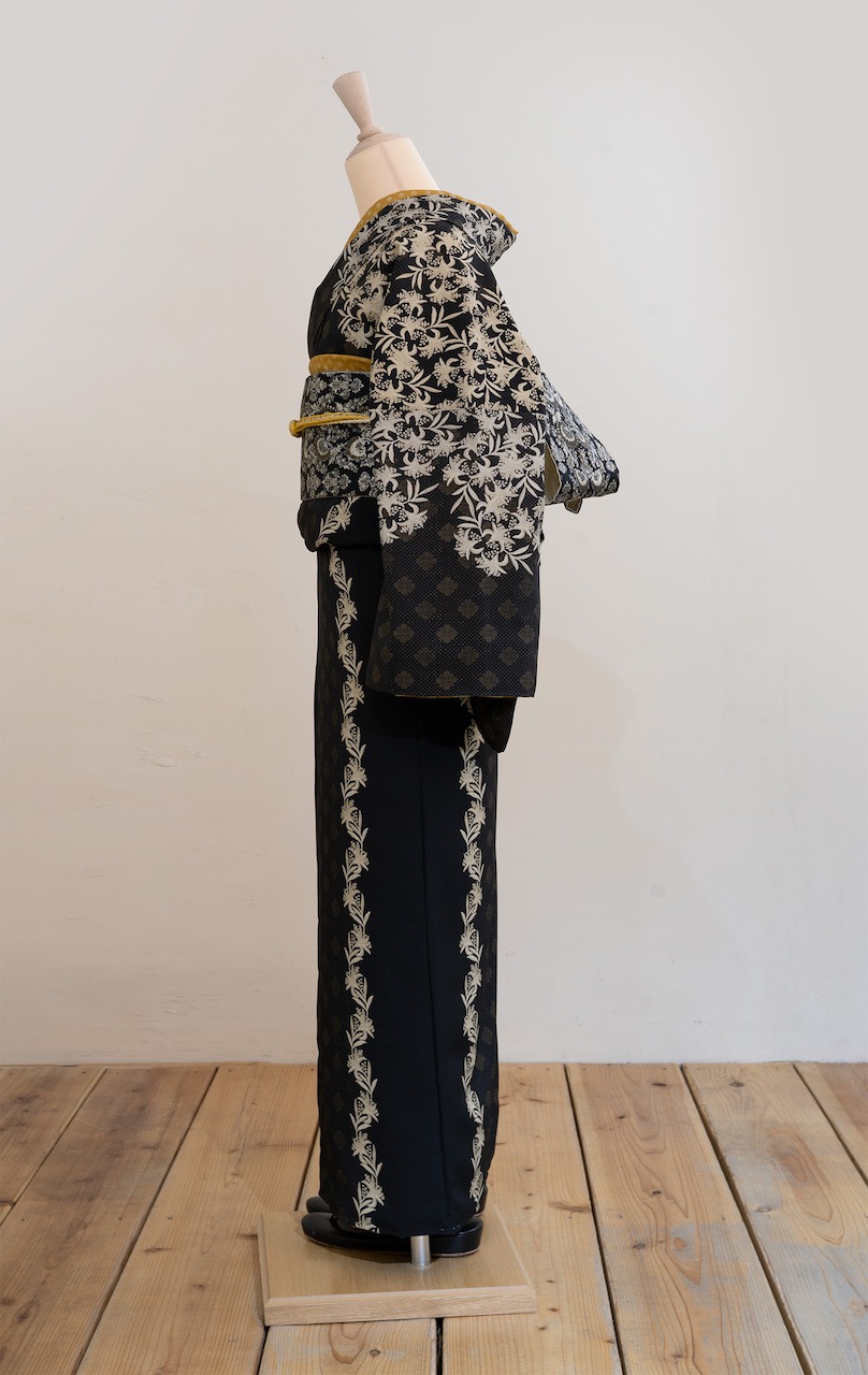 袷着物（リトルリリー（ブラウン））　SAK-SMK191010