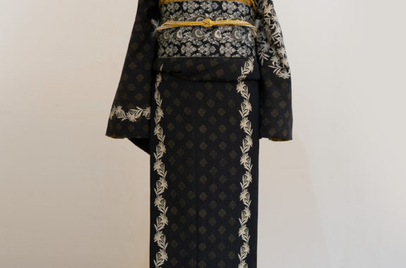 袷着物（リトルリリー（ブラウン））　SAK-SMK191010