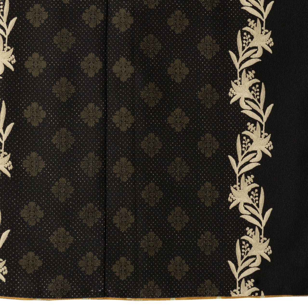 袷着物（リトルリリー（ブラウン））　SAK-SMK191010