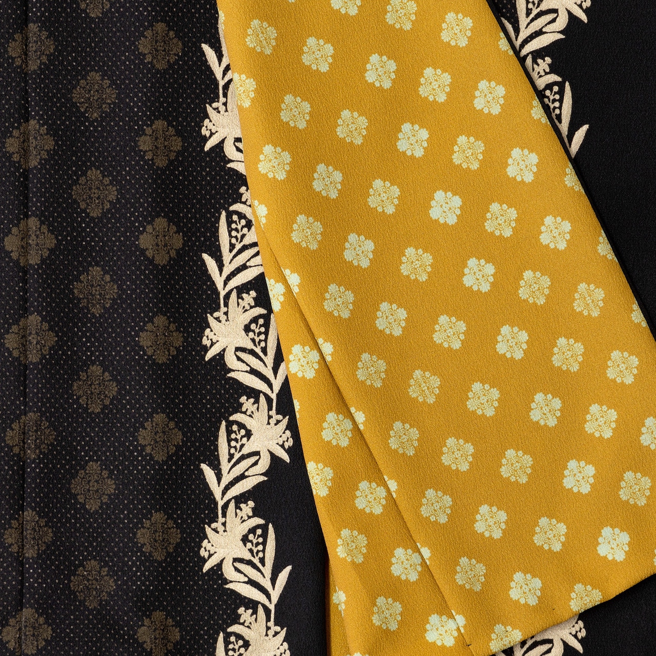 袷着物（リトルリリー（ブラウン））　SAK-SMK191010