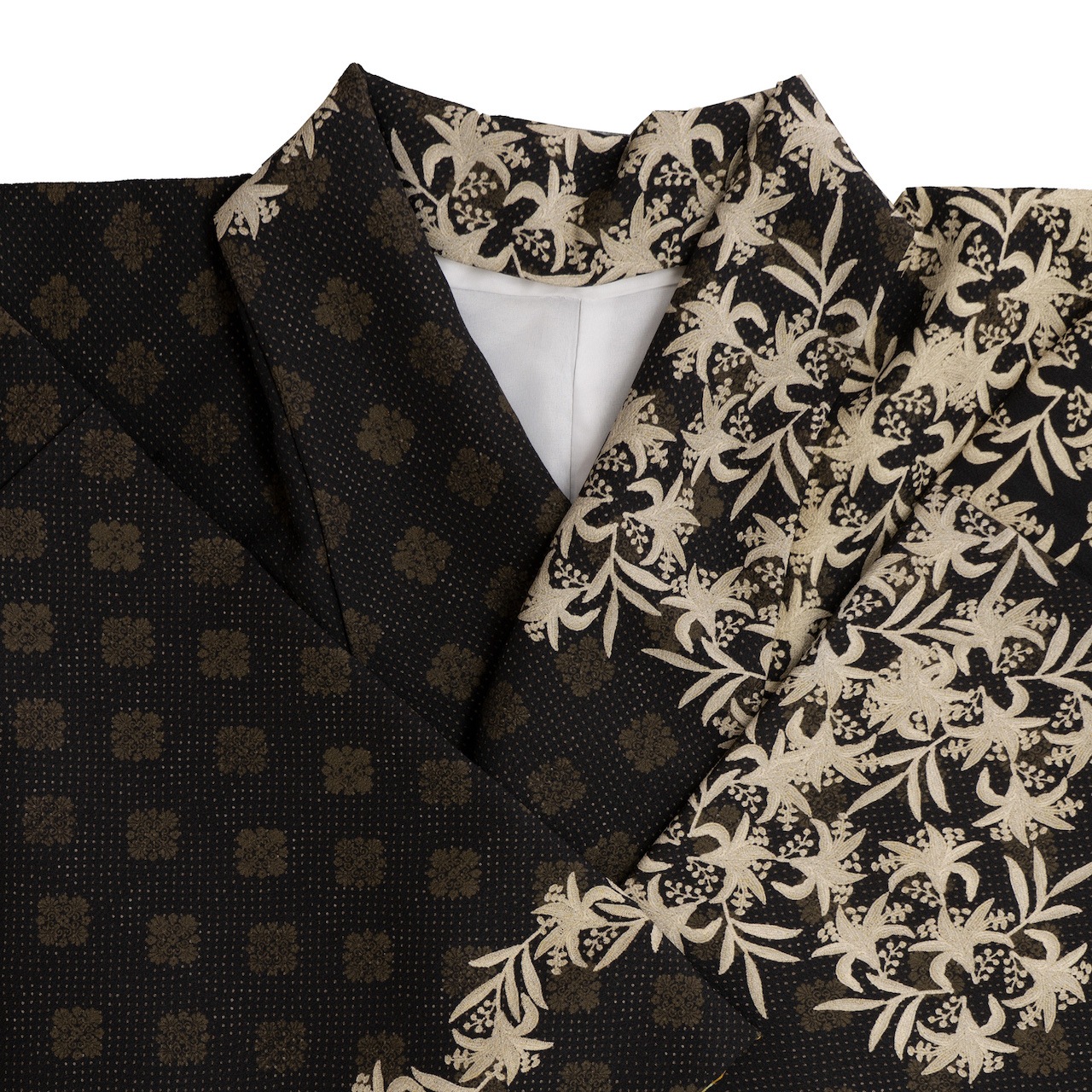 袷着物（リトルリリー（ブラウン））　SAK-SMK191010