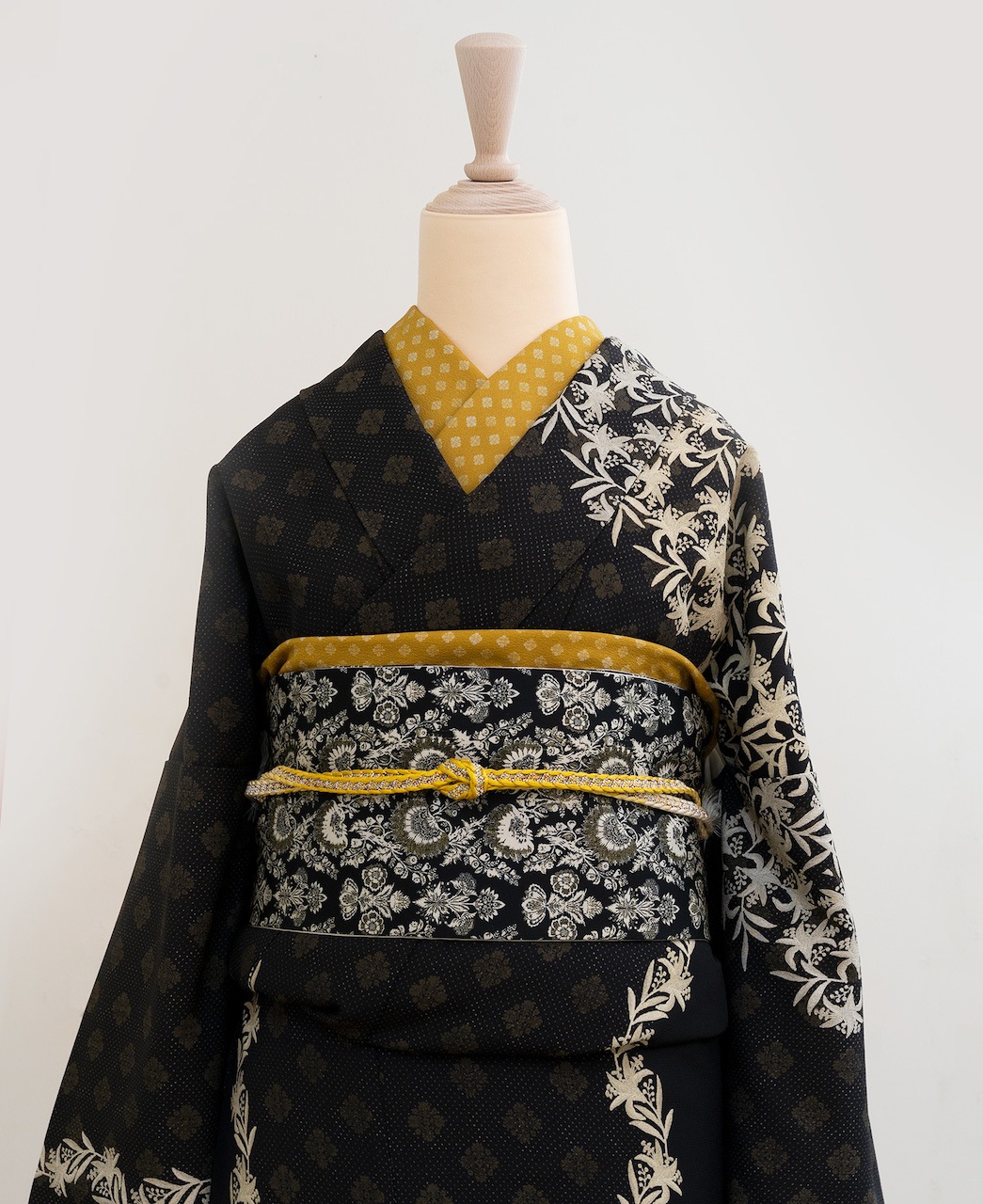 袷着物（リトルリリー（ブラウン））　SAK-SMK191010