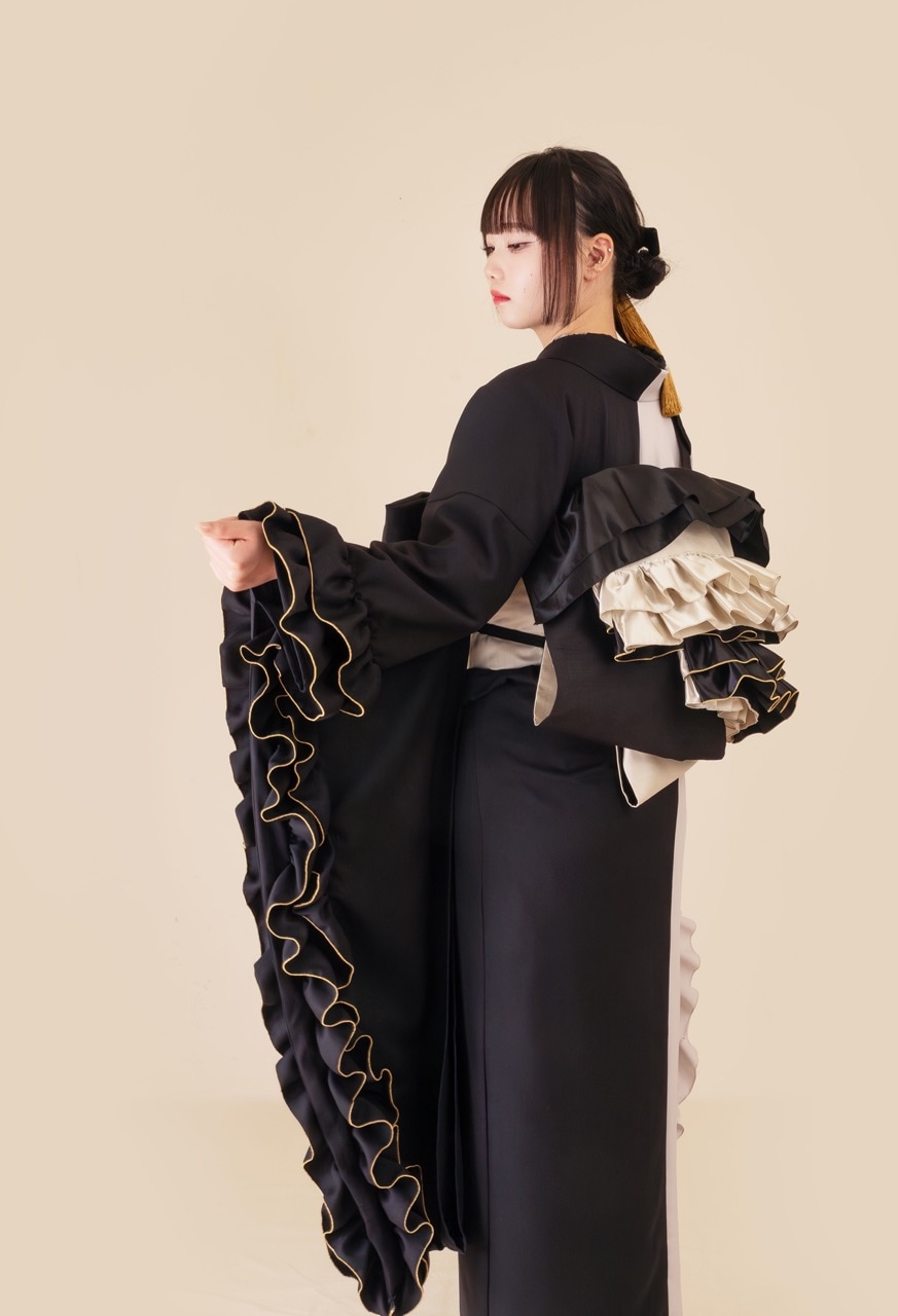 ギャザーフリル袋帯 SAK-OFF240107