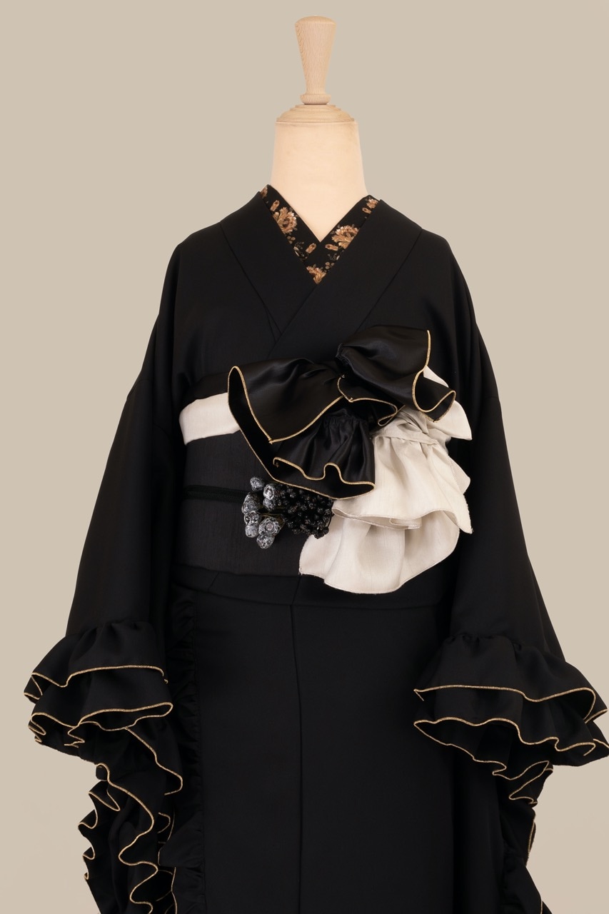 ギャザーフリル袋帯 SAK-OFF240107