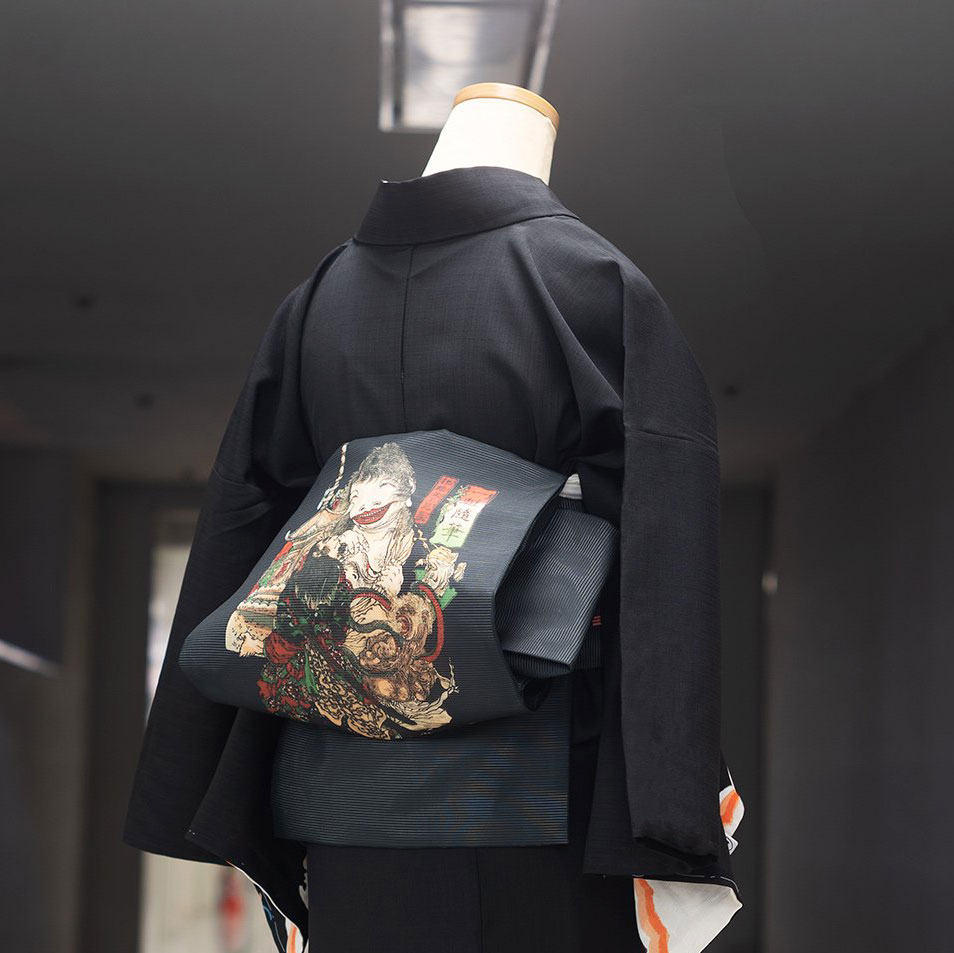 即納品 絽名古屋帯 sFU27072503