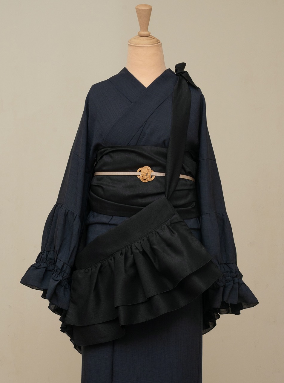 フリル帯ポシェット(シルバー)SAK-FOP250730