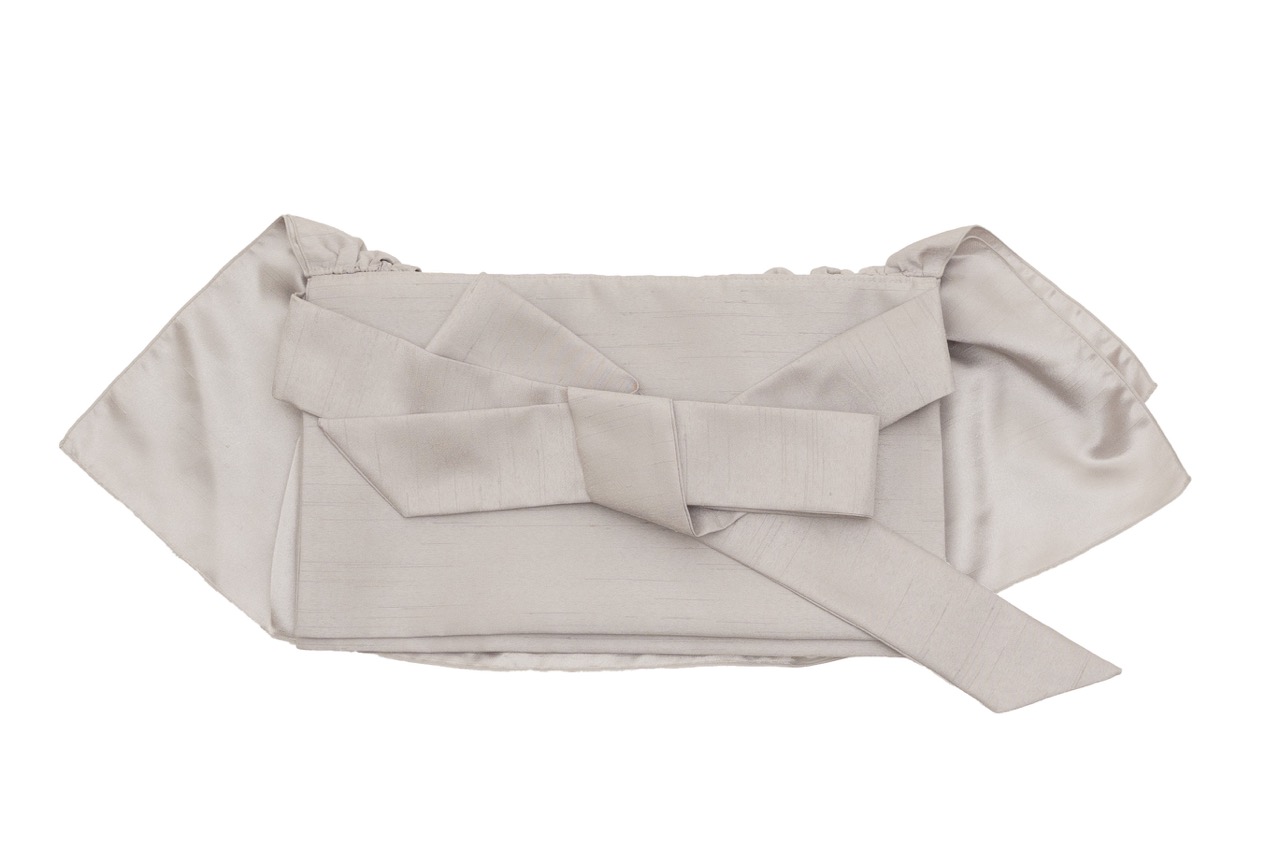 フリル帯ポシェット(シルバー)SAK-FOP250730