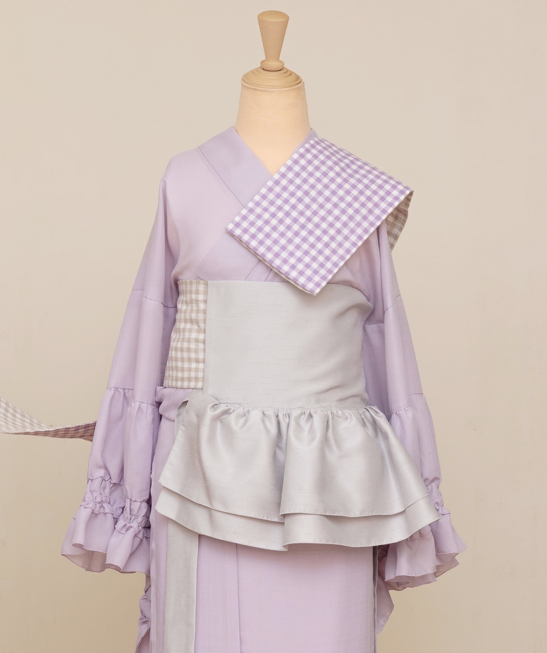 フリル帯ポシェット(シルバー)SAK-FOP250730