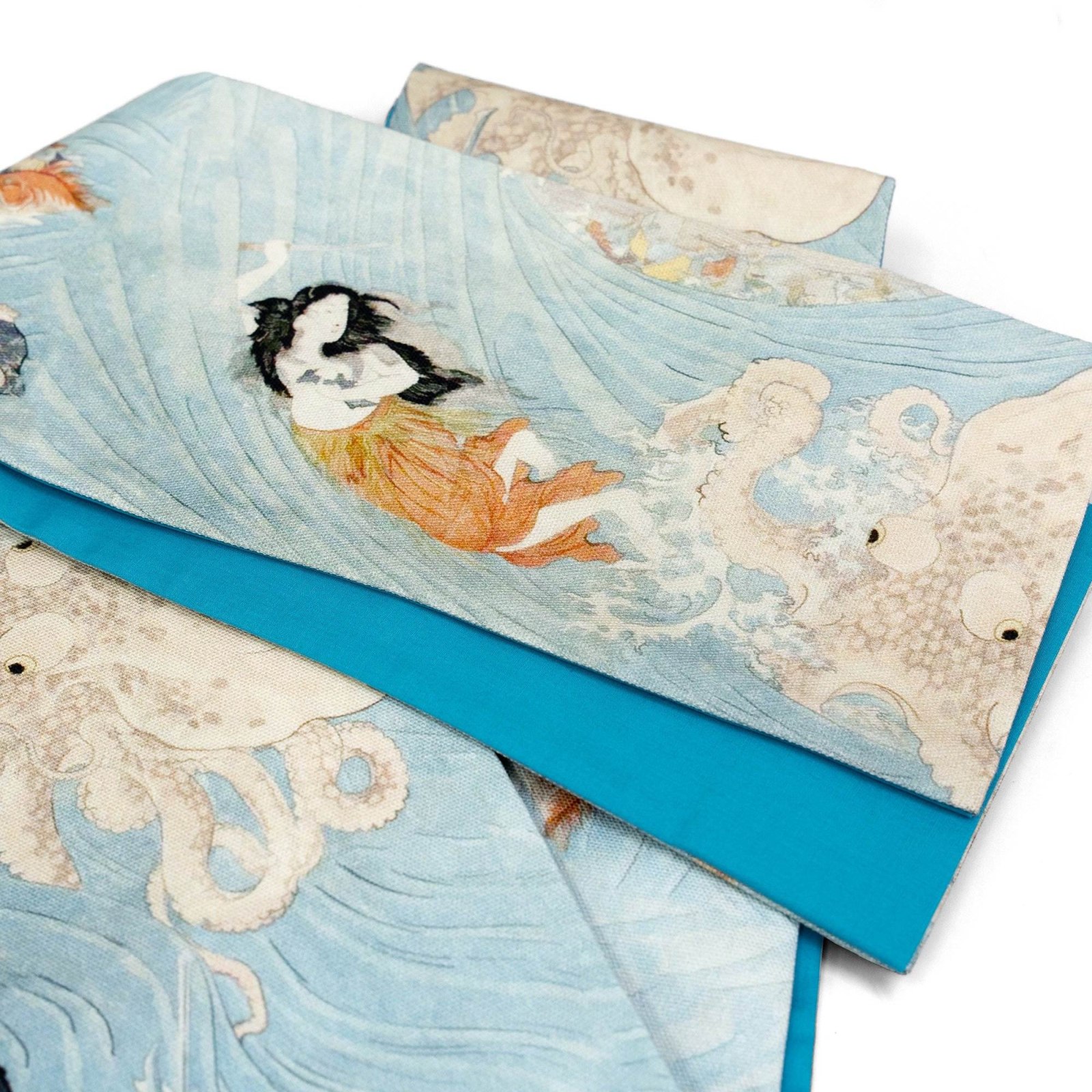 ゴフクヤサンドットコム　浮世絵　猫　半幅帯 半幅帯 FU00321b | ゴフクヤサン,帯,半幅帯・角帯