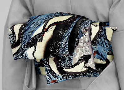 即納品 半幅帯　sFU00114