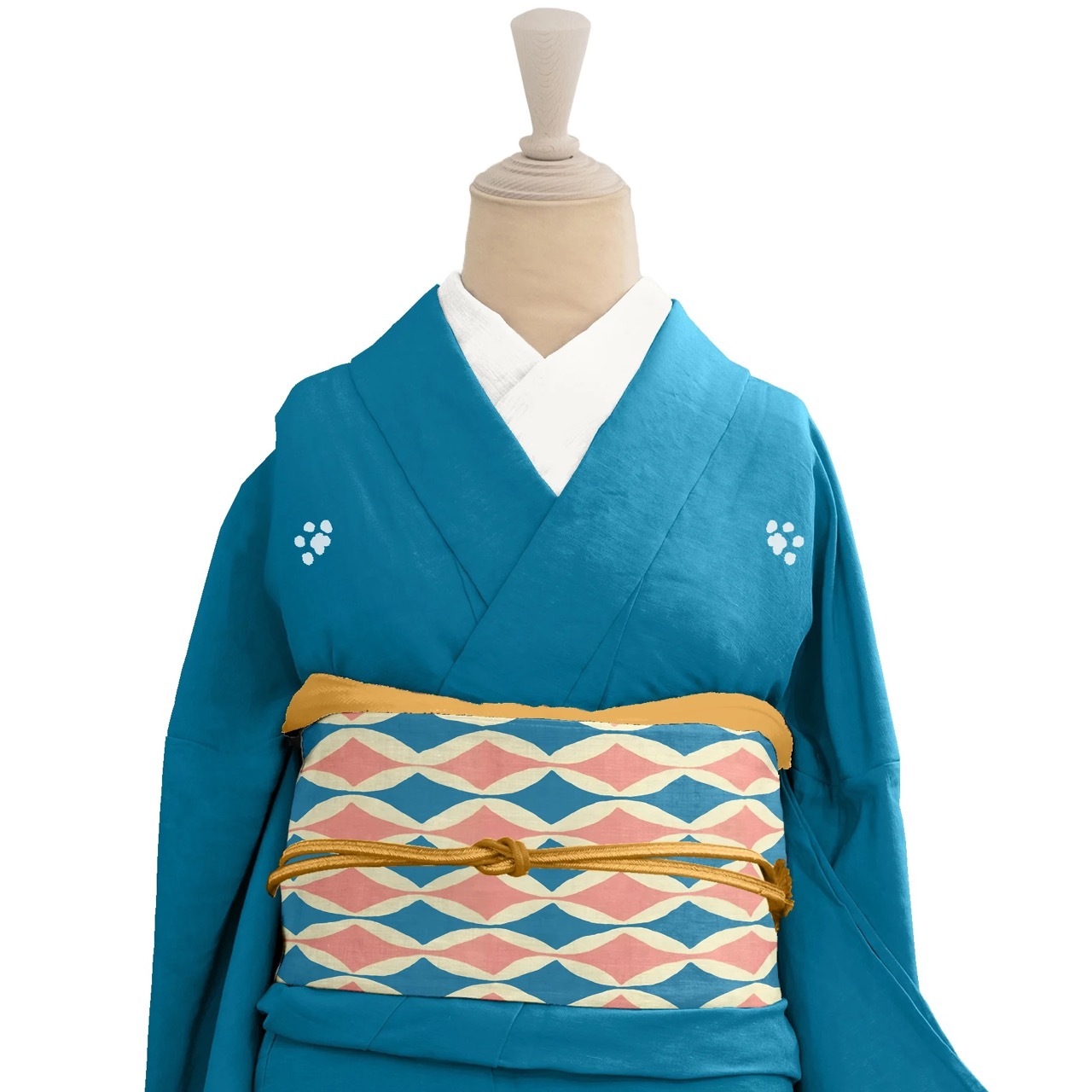 （絵羽）着物　AK0191104LBL　水色