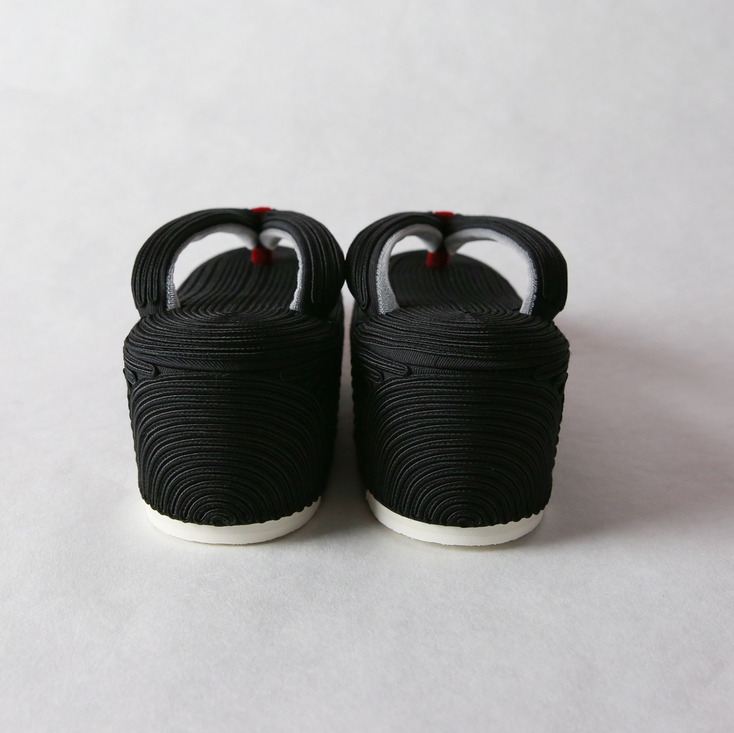 コード刺繍草履(ブラック) SAK-ks-01-1