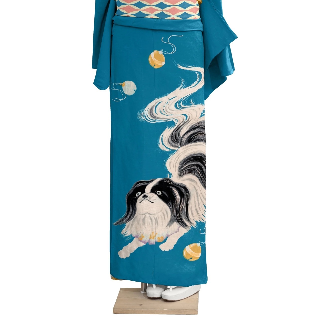 （絵羽）着物　AK0191104BLGR　青緑