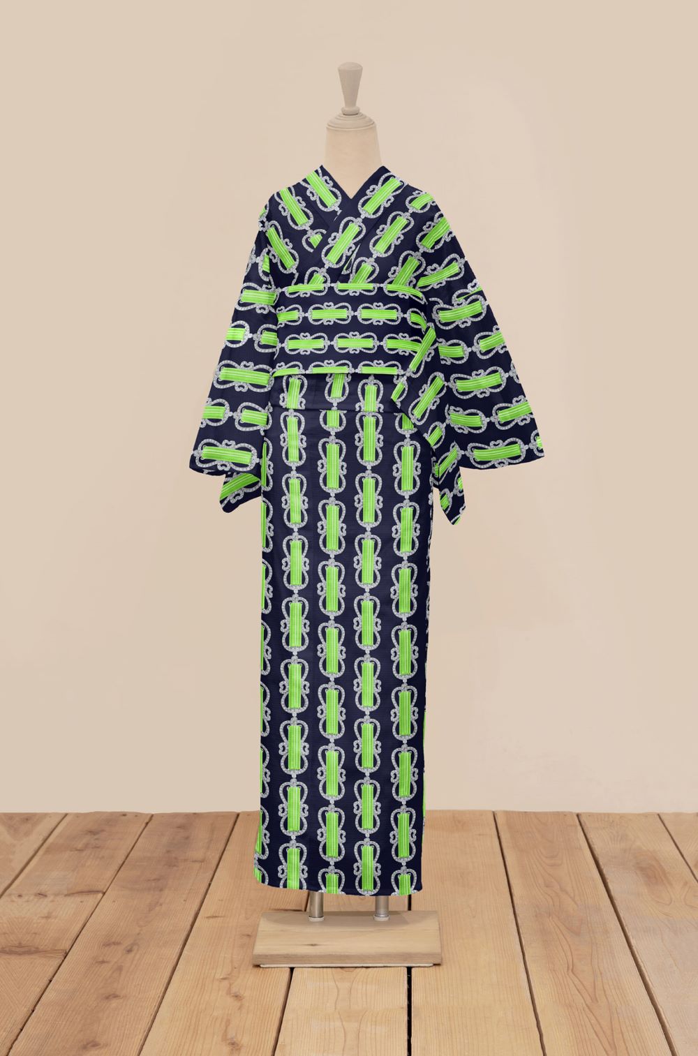 半幅帯（ペリドット）　SAK-HNOP210422