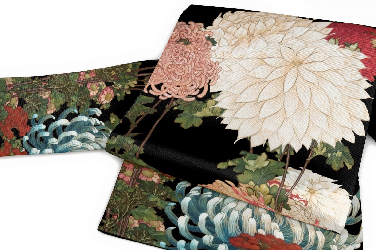 即納品　京袋帯　sFU180318　黒