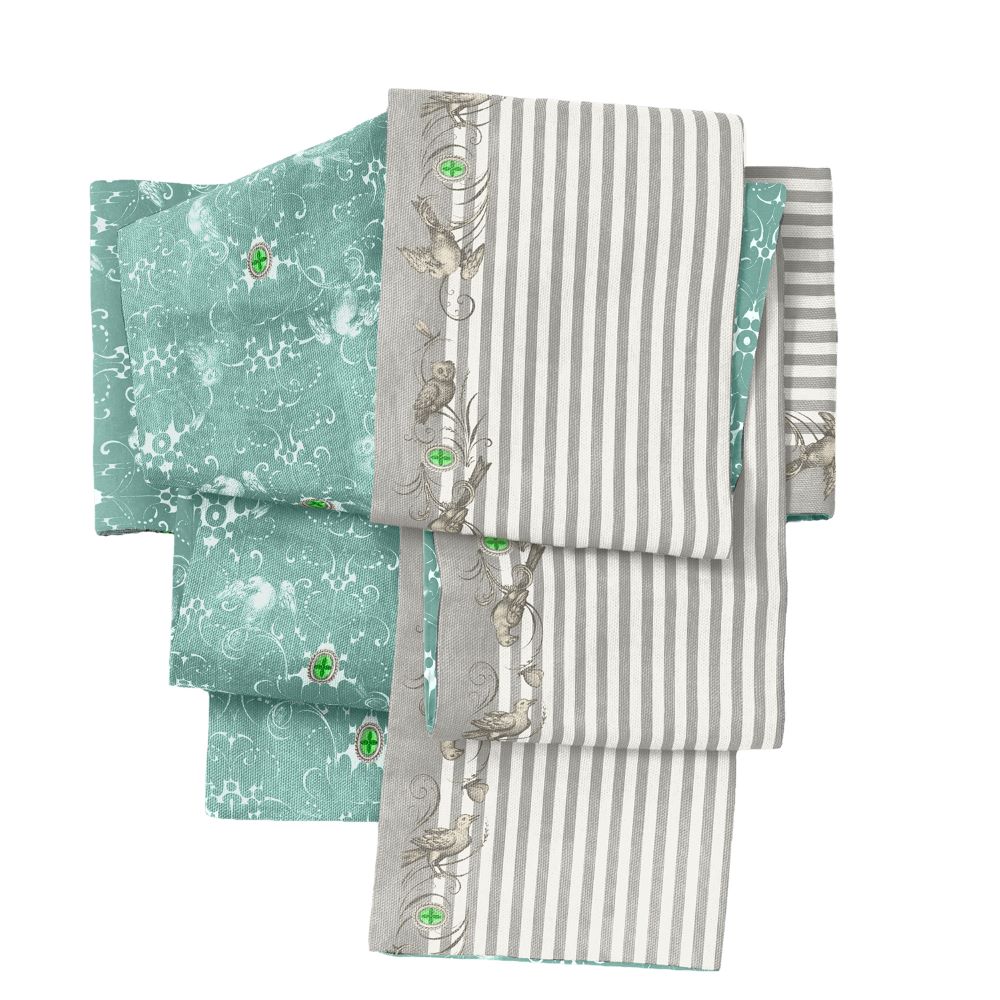 半幅帯（エメラルド） SAK-HNOP210419 | さく研究所 | ゴフクヤサン