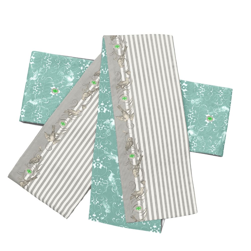 半幅帯（エメラルド） SAK-HNOP210419 | さく研究所 | ゴフクヤサン