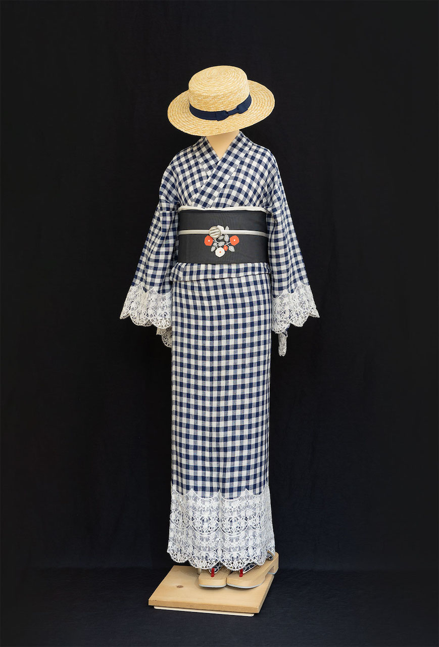 絽名古屋帯　花と蝶（トリコロール）sSNB60905　即納品