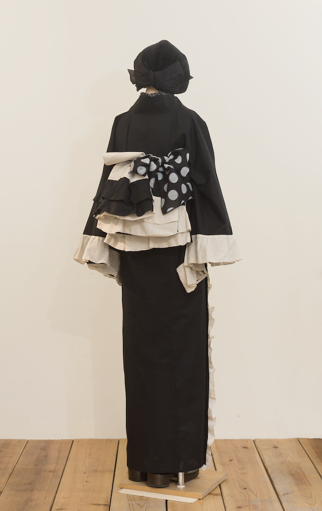 フリルリバーシブル京袋帯（バイカラー）　sSAK-OKF171101　即納品