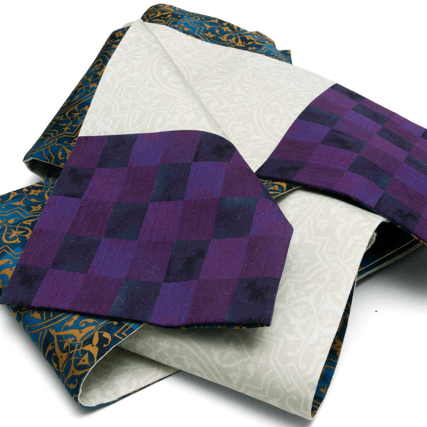 即納品　半幅帯（ラピスラズリ）　SAK-HNOP210426