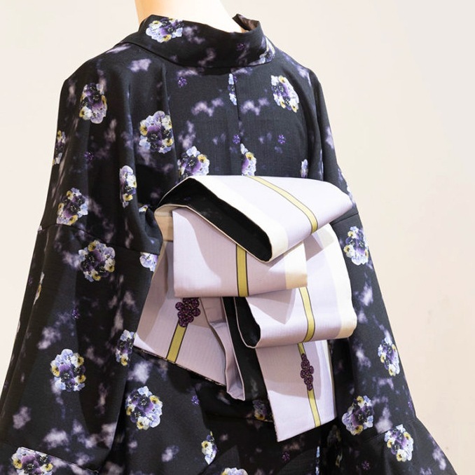 即納品 半幅帯(アメシスト) SAK-HNOP210416
