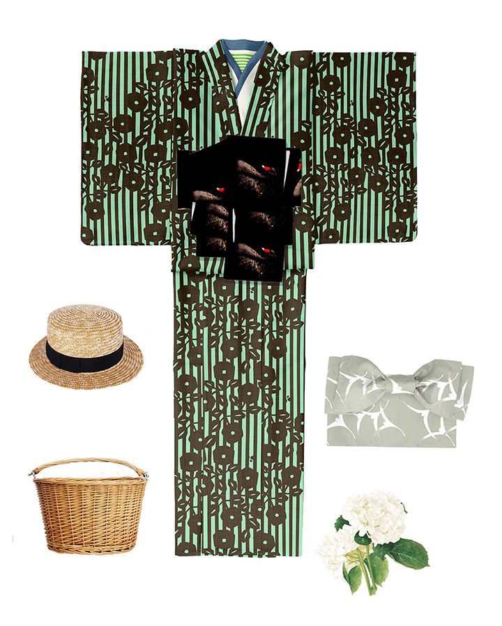 さくオリジナル柄半衿　SAK-HE004d