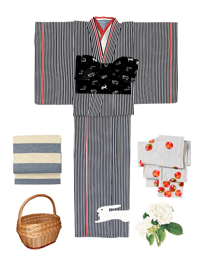 即納品 半幅帯（りんご） sSAK-HN50702 | ブランド別 | ゴフクヤサン