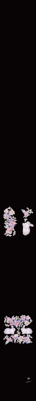 京袋帯　lapin24042101兎唐草 黒