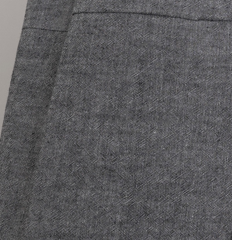 SAK-KMF20250220 フリル着物（綿麻ダンガリー・グレー）