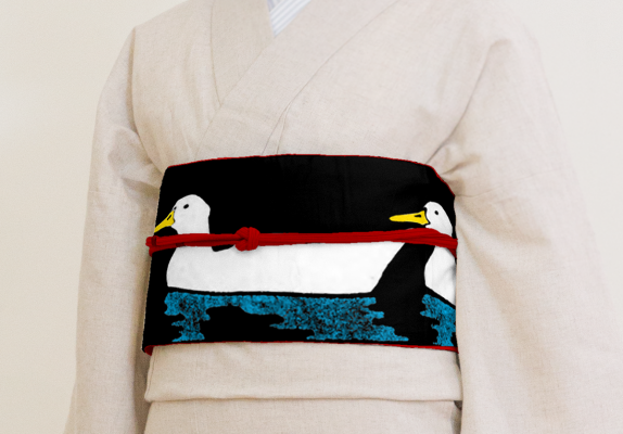 即納品　半幅帯　sFU00010
