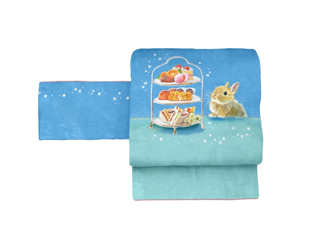 京袋帯　lapin24042102　アフタヌーンティー