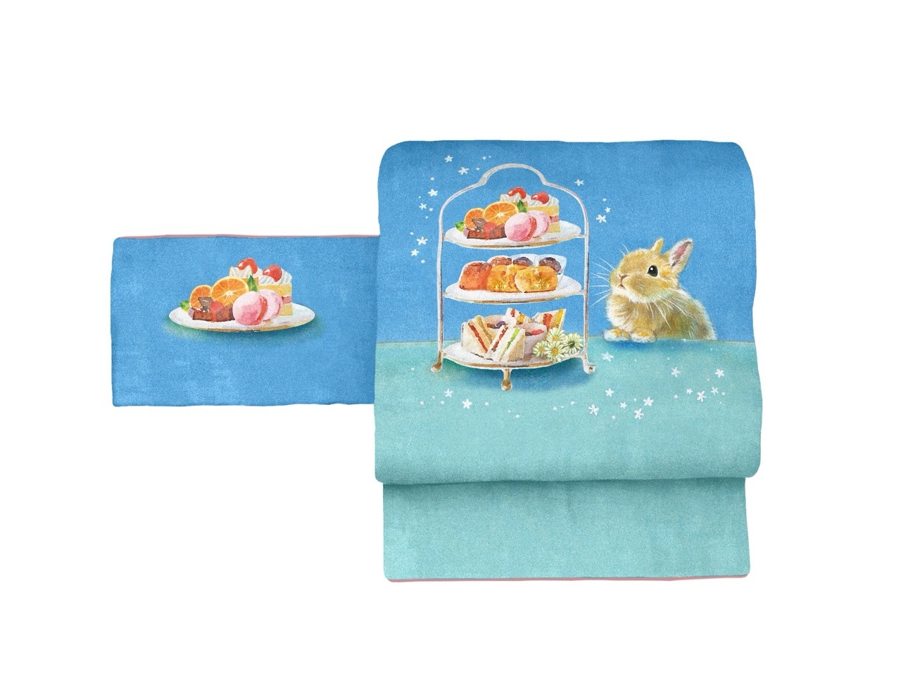 京袋帯　lapin24042102　アフタヌーンティー