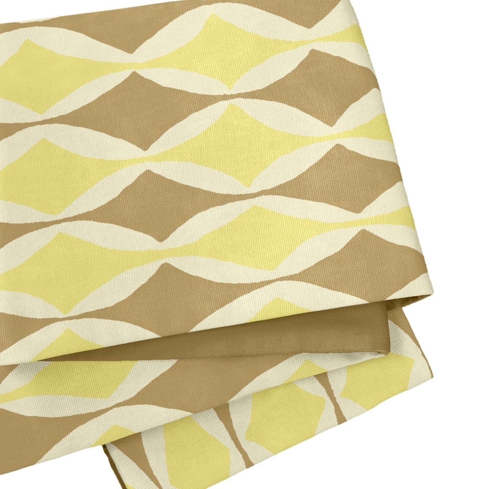 半幅帯　sFU00352　黄ベージュ　即納品