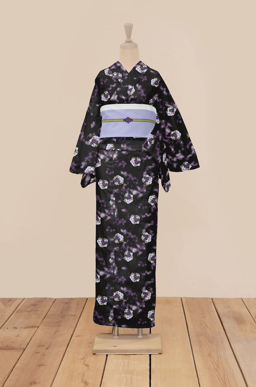 即納品　セオα夏着物・浴衣（アメシスト）　sSAK-SK210402
