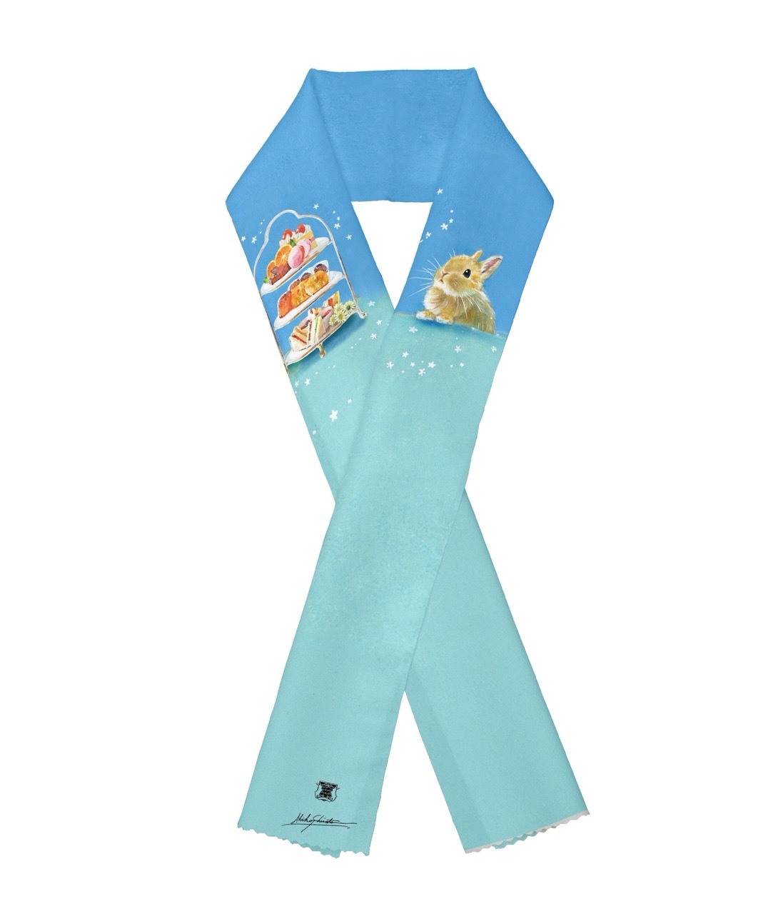 半襟　lapin24042102　アフタヌーンティー