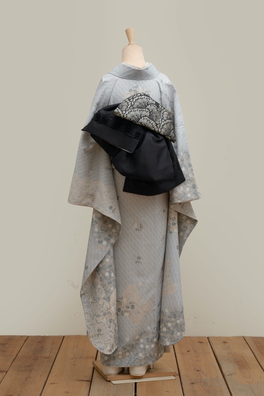 振袖　in full bloom　グレー　SAK-SMKF260201